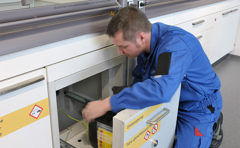 Safe disposal of acids and alkalis