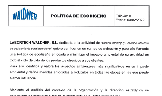 Política de ecodiseño