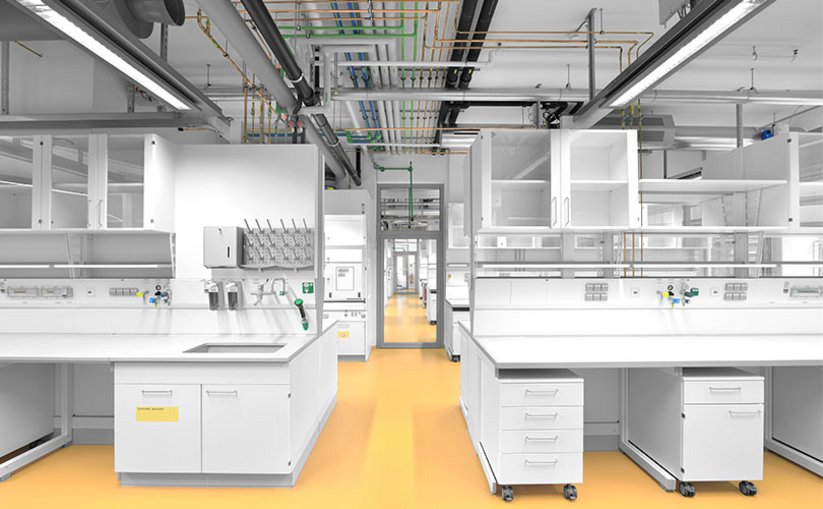 Ergonomic working practices with service modules in laboratories